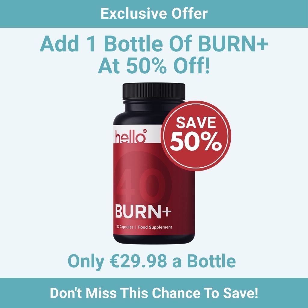 1 Bottle Of BURN+ at 50% OFF - HelloForty Europe